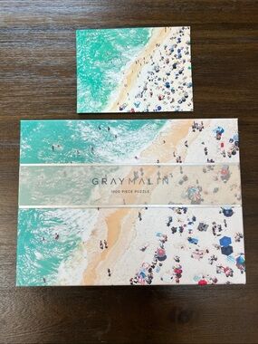 Gray Malin 1,000 Piece Puzzle - Turquoise, White & Sand